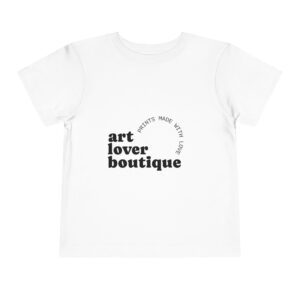 Toddler Short Sleeve Tee - Art Lover Boutique Design, Perfect for Creative Kids