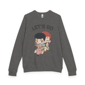 Let’s Go – Kawaii Chibi Anime Sweatshirt – The #1 Cutest Crewneck for Anime Lovers