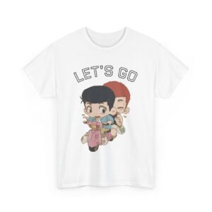 Let’s Go – Chibi Unisex Heavy Cotton Tee