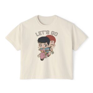 Let’s Go – Chibi Women’s Boxy Tee