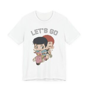 Let’s Go – Chibi Unisex Jersey Tee