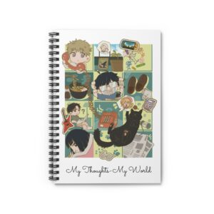 My Thoughts – My World – Chibi Spiral Notebook – Ruled Line