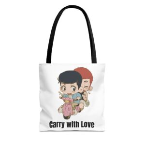 Carry with Love – Chibi Tote Bag (AOP)