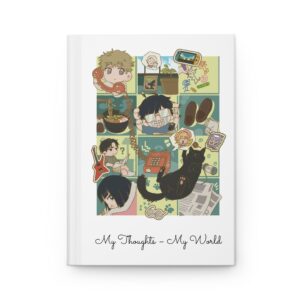 My Thoughts – My World – Chibi Hardcover Journal Matte