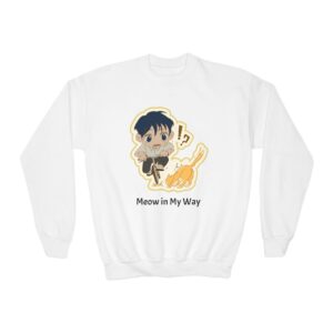 Meow in My Way – Chibi Youth Crewneck Sweatshirt