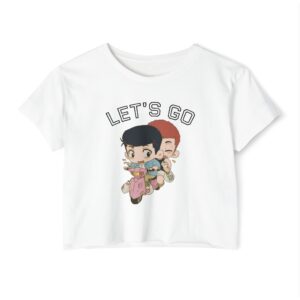 Let's Go – Chibi Women’s Festival Crop Top