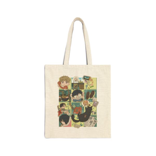 Snack, Game, Nap – Repeat – Chibi Cotton Canvas Tote Bag 1 14480192480015628573 2048