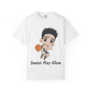 Sweat- Play-Glow -Chibi Unisex Garment-Dyed T-shirt