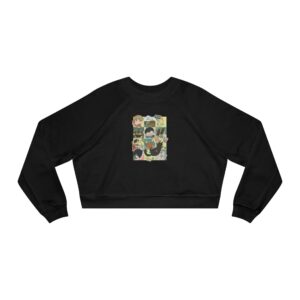 Gaming Time – Chibi Women's Cropped Fleece Pullover