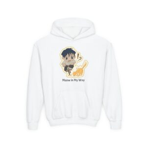Meow in My Way – Chibi Youth Heavy Blend Hooded Sweatshirt
