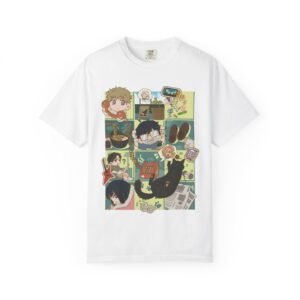 Gaming Time – Chibi Unisex Garment-Dyed T-Shirt