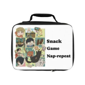 Snack, Game, Nap – Repeat – Chibi Lunch Bag