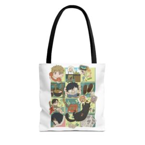 Snack, Game, Nap – Repeat – Chibi Tote Bag