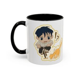 Meow-ning Energy – Chibi Accent Coffee Mug