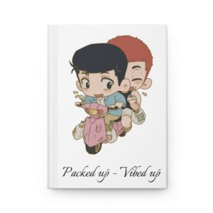 Packed up – Vibed up – Chibi Hardcover Journal (Matte)