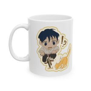 Meow-ning Energy – Chibi Ceramic Mug