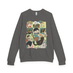Gaming Time – Chibi Unisex French Terry Raglan Crewneck