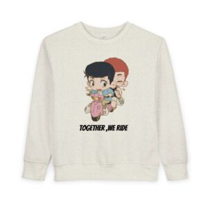 Together We Ride – Chibi Toddler Sweatshirt (2T – 7T)