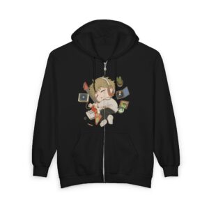 Dream Concert Mode – Chibi Unisex  Heavy Blend™ Full Zip Hooded Sweatshirt