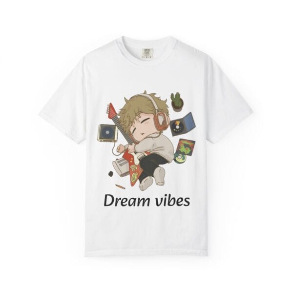 Dream Vibes – Chibi Unisex Garment-Dyed T-Shirt 1 10916262372459968629 2048