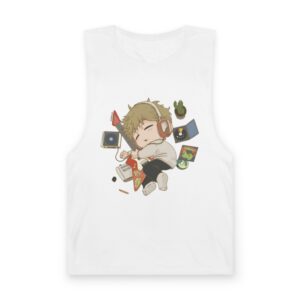 Soft Tunes – Chibi Unisex Cutoff Tank Top