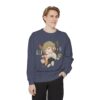 Volume Down – Dreams Up – Chibi Unisex Garment-Dyed Sweatshirt 31 13804915528412744881 2048