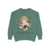 Volume Down – Dreams Up – Chibi Unisex Garment-Dyed Sweatshirt 14 15513318953470479481 2048