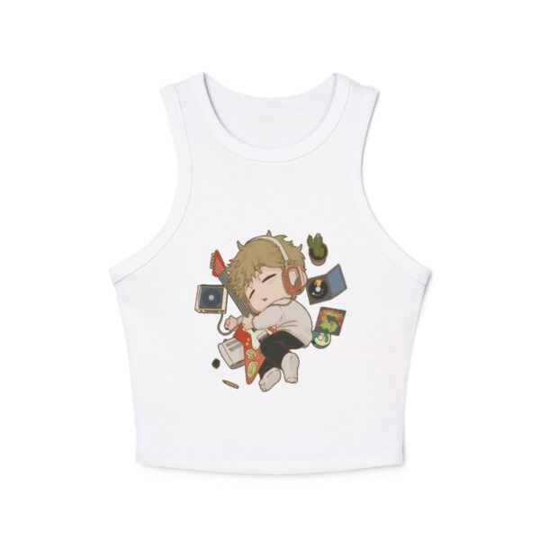 Soft Tunes – Chibi Micro Rib Racer Tank Top 1 1816167063418842449 2048