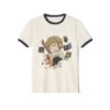 Dream Vibes – Chibi Unisex Cotton Ringer T-Shirt 2 18196559624076376427 2048