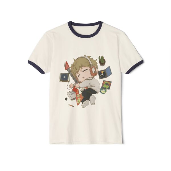 Dream Vibes – Chibi Unisex Cotton Ringer T-Shirt 1 18196559624076376427 2048
