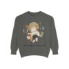 Volume Down – Dreams Up – Chibi Unisex Garment-Dyed Sweatshirt 11 2343981400578778384 2048