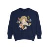 Volume Down – Dreams Up – Chibi Unisex Garment-Dyed Sweatshirt 32 7994532840656934566 2048